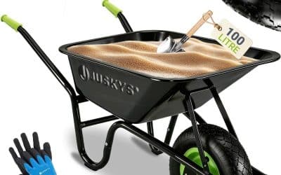 Test de la brouette Juskys Garden : robustesse et efficacité au jardin