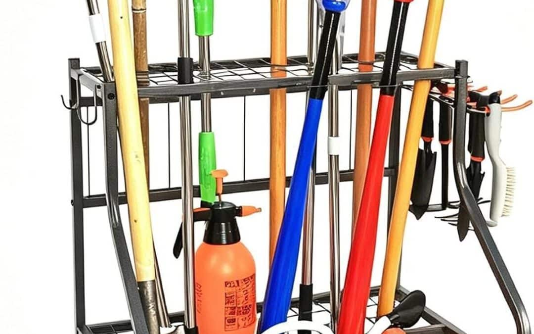 Test de l'étagère utilitaire Sinoer : rangement pratique pour outils de jardin