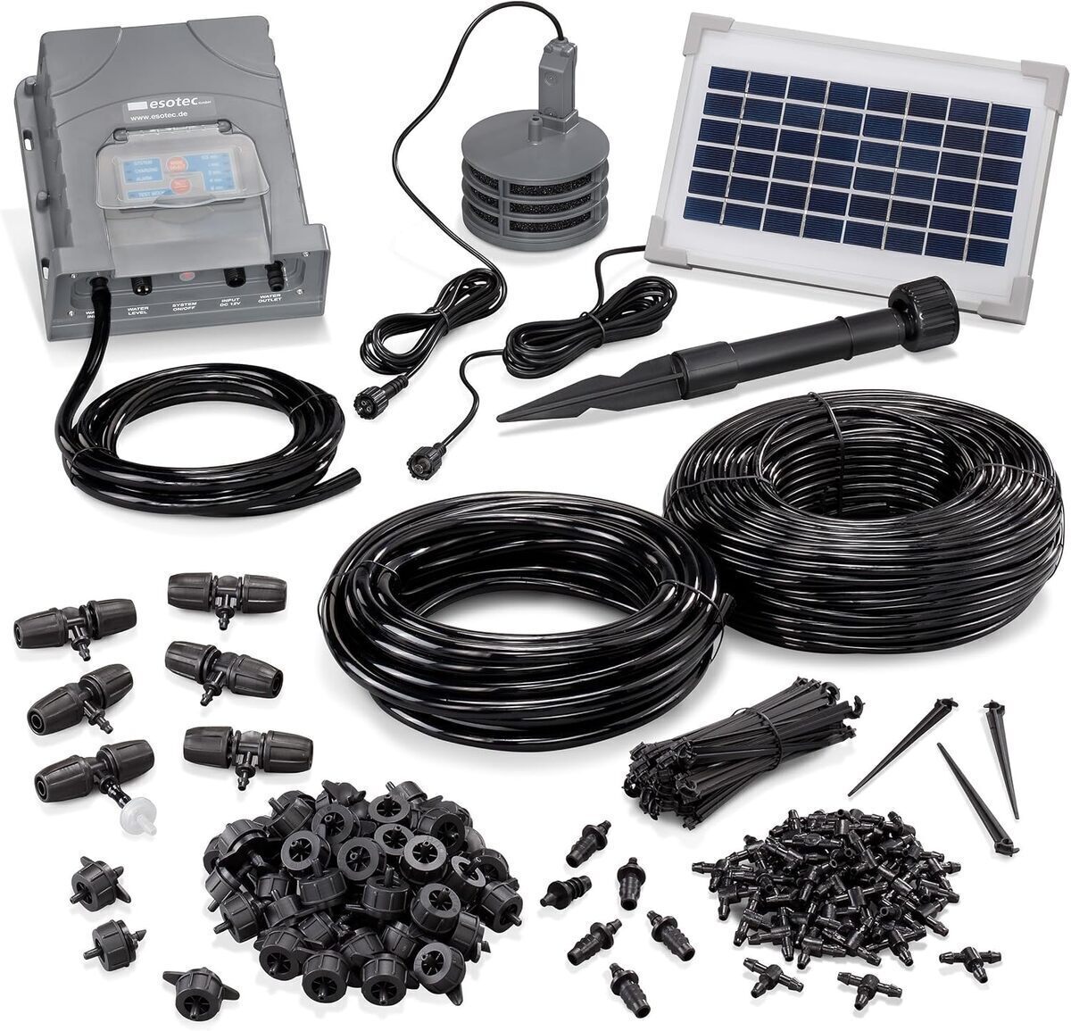 Test : esotec Système d'irrigation solaire Waterdrops 50 plantes