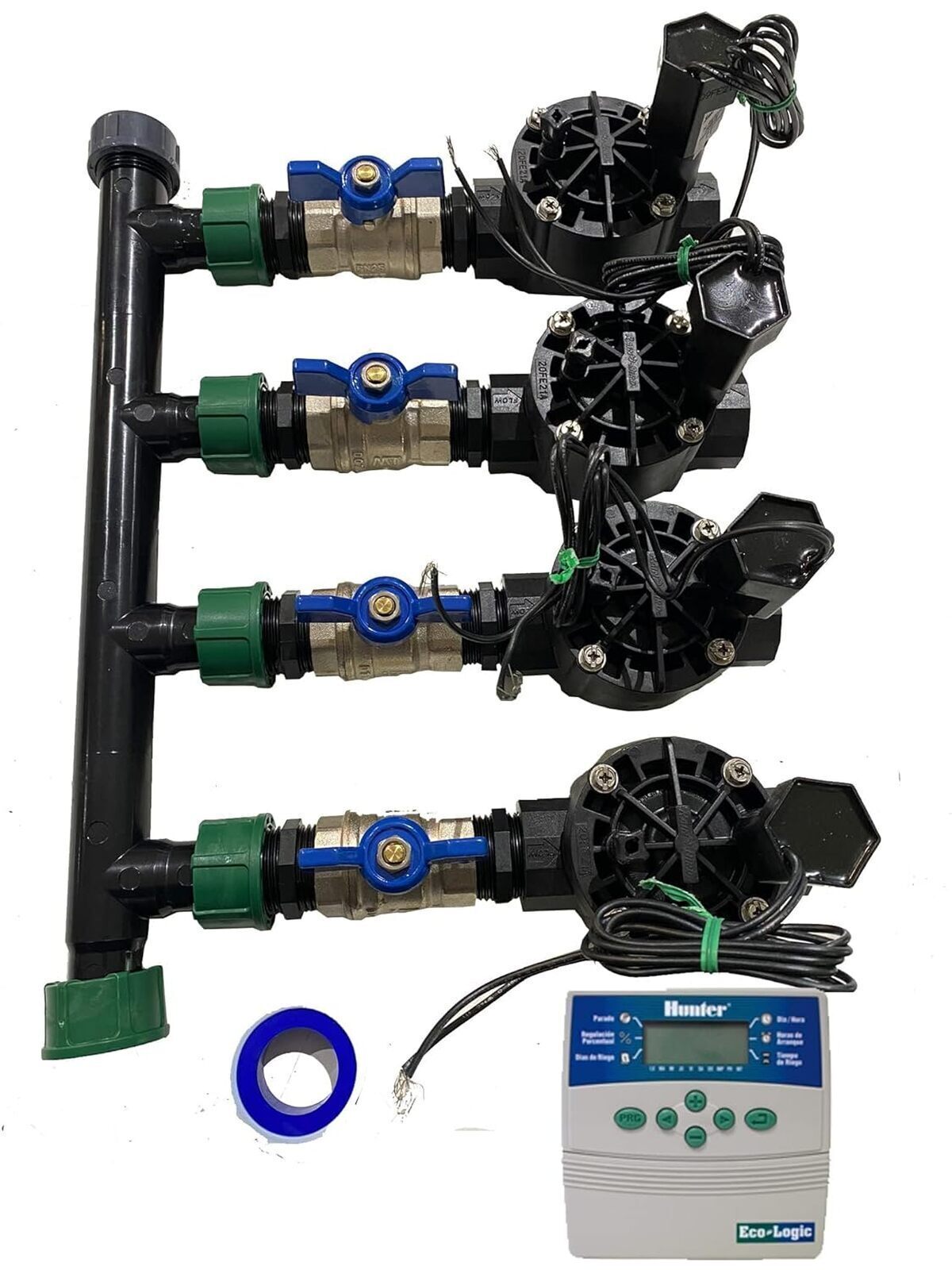 Test : système d'irrigation Suinga 4 zones avec programmeur Rain Bird HV 24v