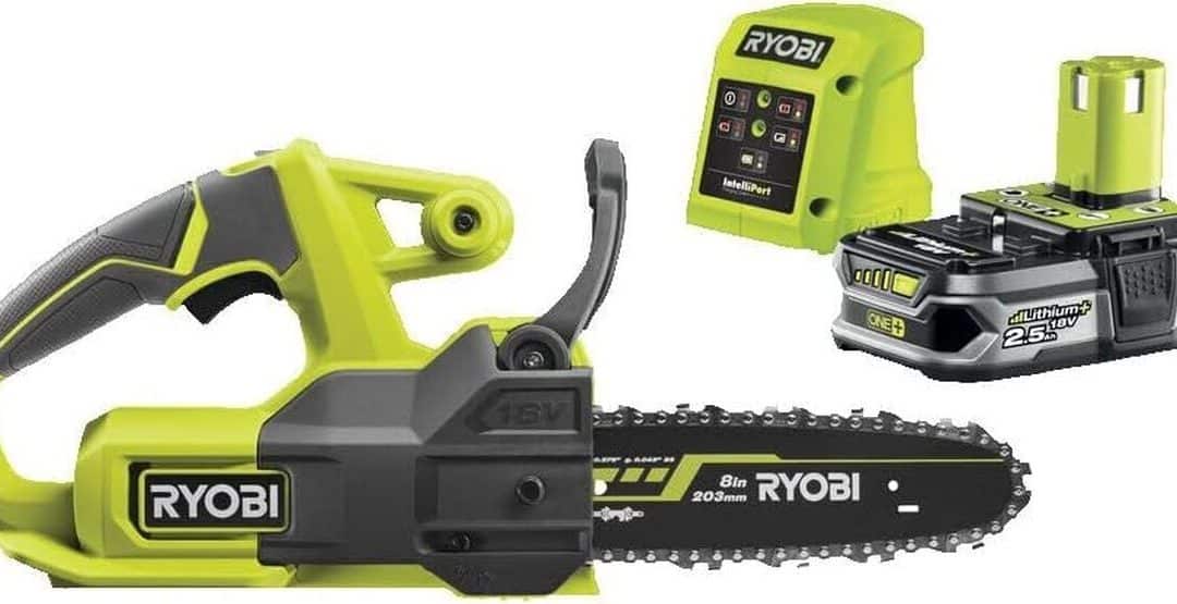Test : tronçonneuse sans fil Ryobi ONE+ RY18CS20A-125, guide 20 cm