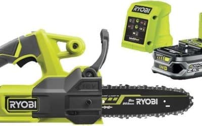 Test : tronçonneuse sans fil Ryobi ONE+ RY18CS20A-125, guide 20 cm