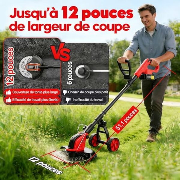 Découvrez notre avis complet sur la débroussailleuse électrique Lacoco 850W sans fil : puissance, autonomie et facilité d'utilisation pour un entretien efficace de votre jardin.