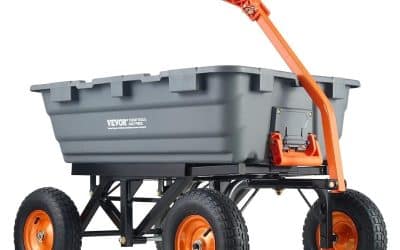 Test : chariot de jardin Vevor 680 kg 2 en 1