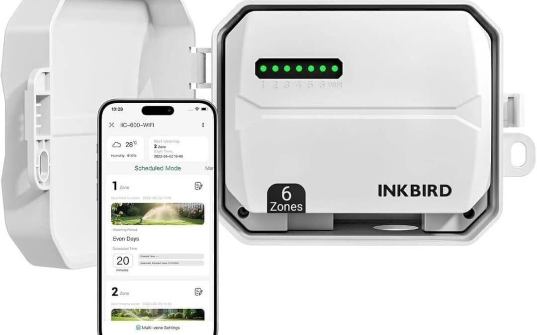Test du programmateur d'arrosage WiFi Inkbird 8 voies