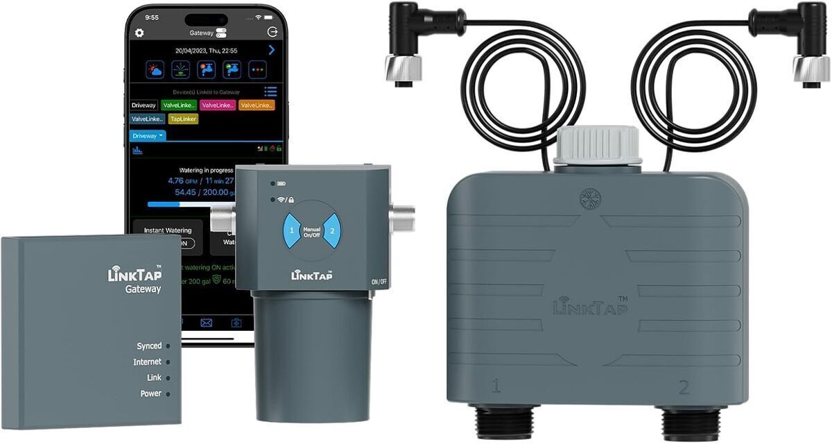 Test LinkTap T1 : contrôle d'irrigation automatique avec débitmètre et réglage météo