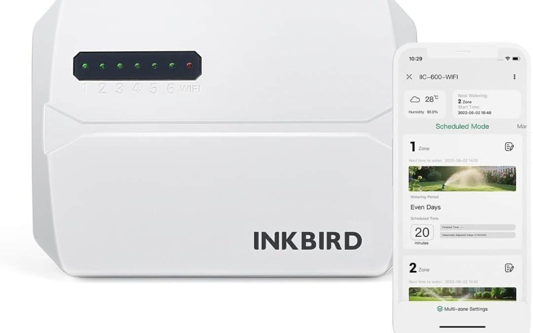 Test : programmateur Inkbird WiFi 6 voies pour arrosage intelligent
