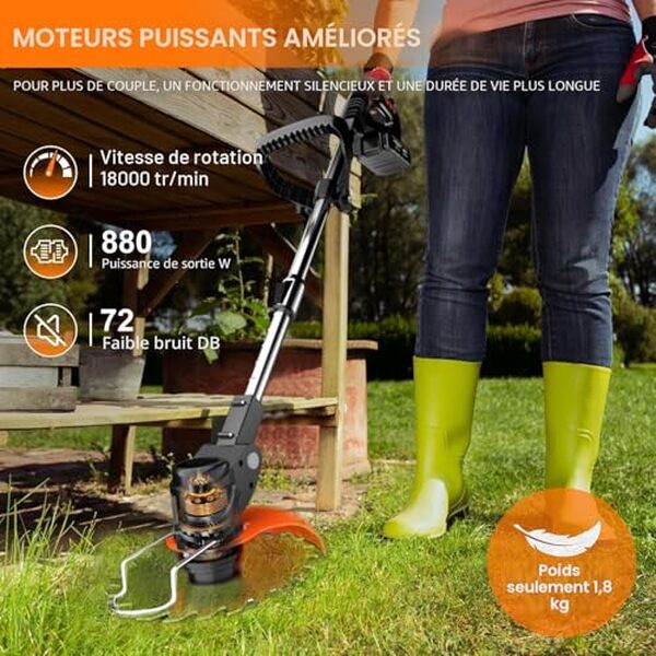 Découvrez notre test complet de la débroussailleuse sans fil 21V : performances, autonomie et polyvalence pour l'entretien de votre jardin. Avis détaillé et conseils. 