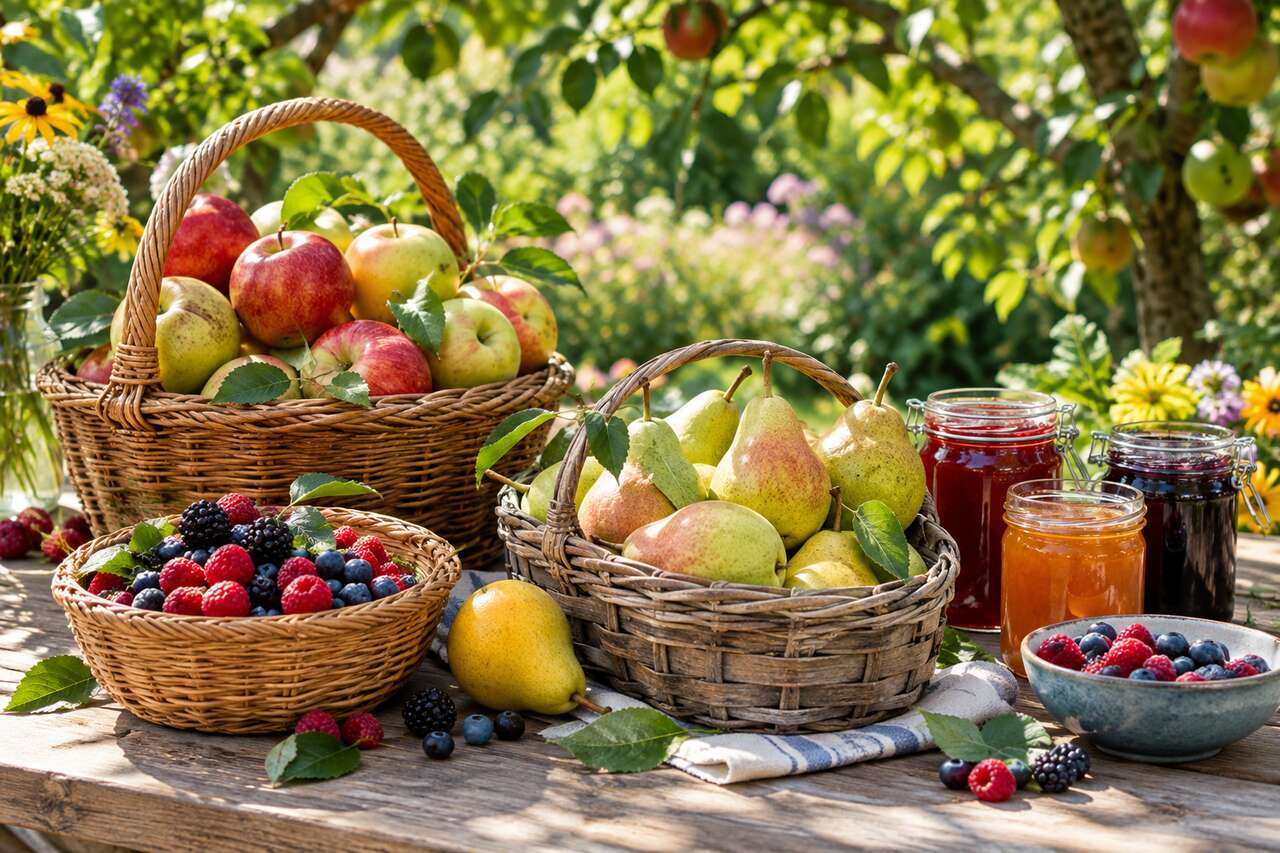 Comment récolter et conserver les fruits du jardin ?