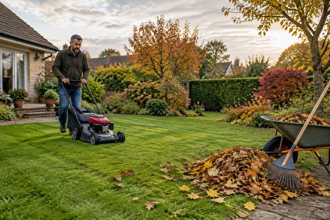 Pelouse : r&eacute;ussir la derni&egrave;re tonte et pr&eacute;parer un red&eacute;marrage au printemps