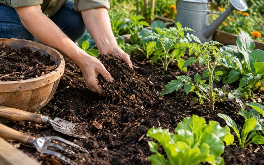 Engrais, compost & humidité du sol : guide jardinage optimal