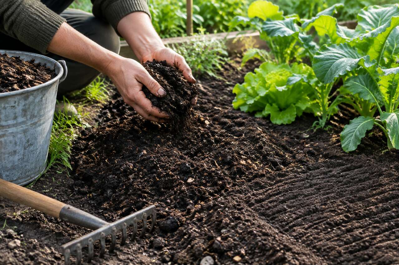 Faut-il enfouir le compost: surface, griffage léger ou incorporation Faut-il enfouir le compost: surface, griffage léger ou incorporation