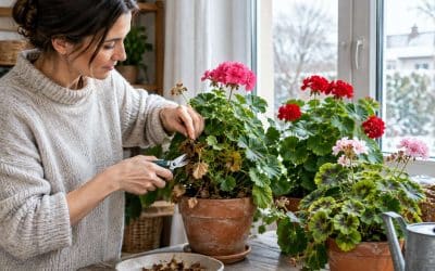Comment protéger les géraniums et pélargoniums en hiver ?