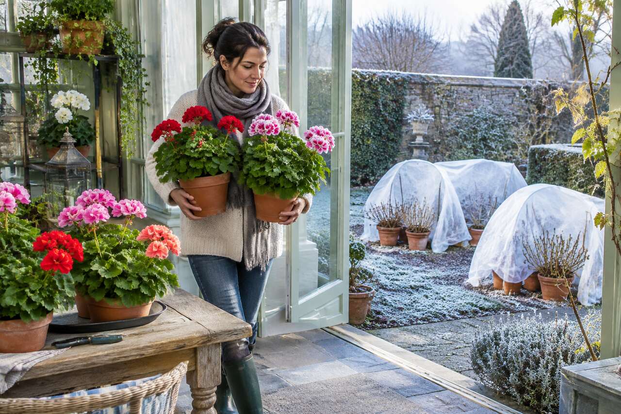 Géraniums et pélargoniums: ce qui craint vraiment l’hiver Géraniums et pélargoniums: ce qui craint vraiment l’hiver