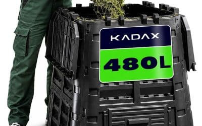 Test : composteur de jardin KADAX 480L, la solution écolo pratique