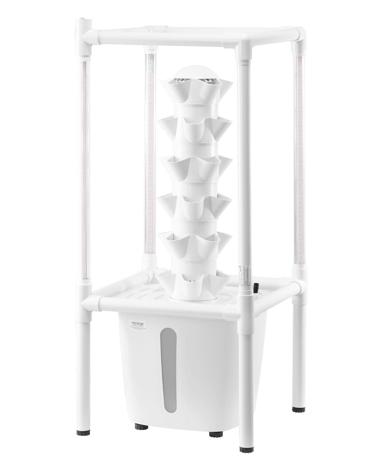 Test du système hydroponique VEVOR : 30 fentes, lampe et pompe intégrées