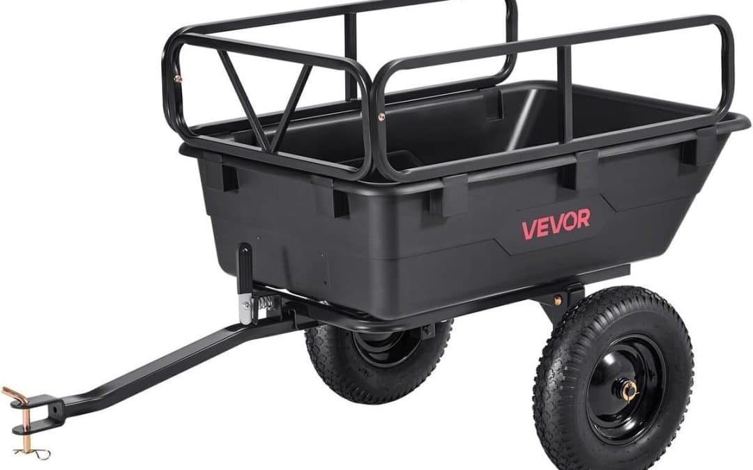 Test VEVOR remorque à benne basculante 283 L pour tracteurs