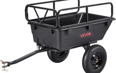 Test VEVOR remorque à benne basculante 283 L pour tracteurs